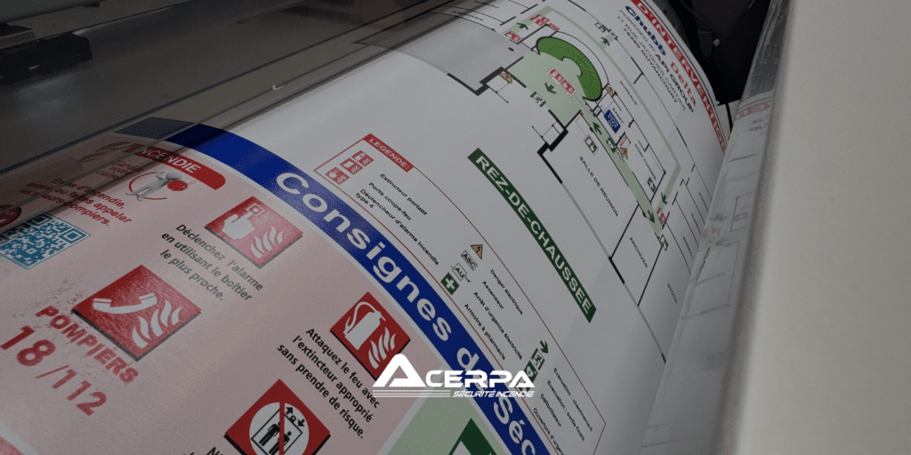 plan d’évacuation incendie